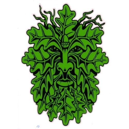 Green Man - Car Sticker PWD 48