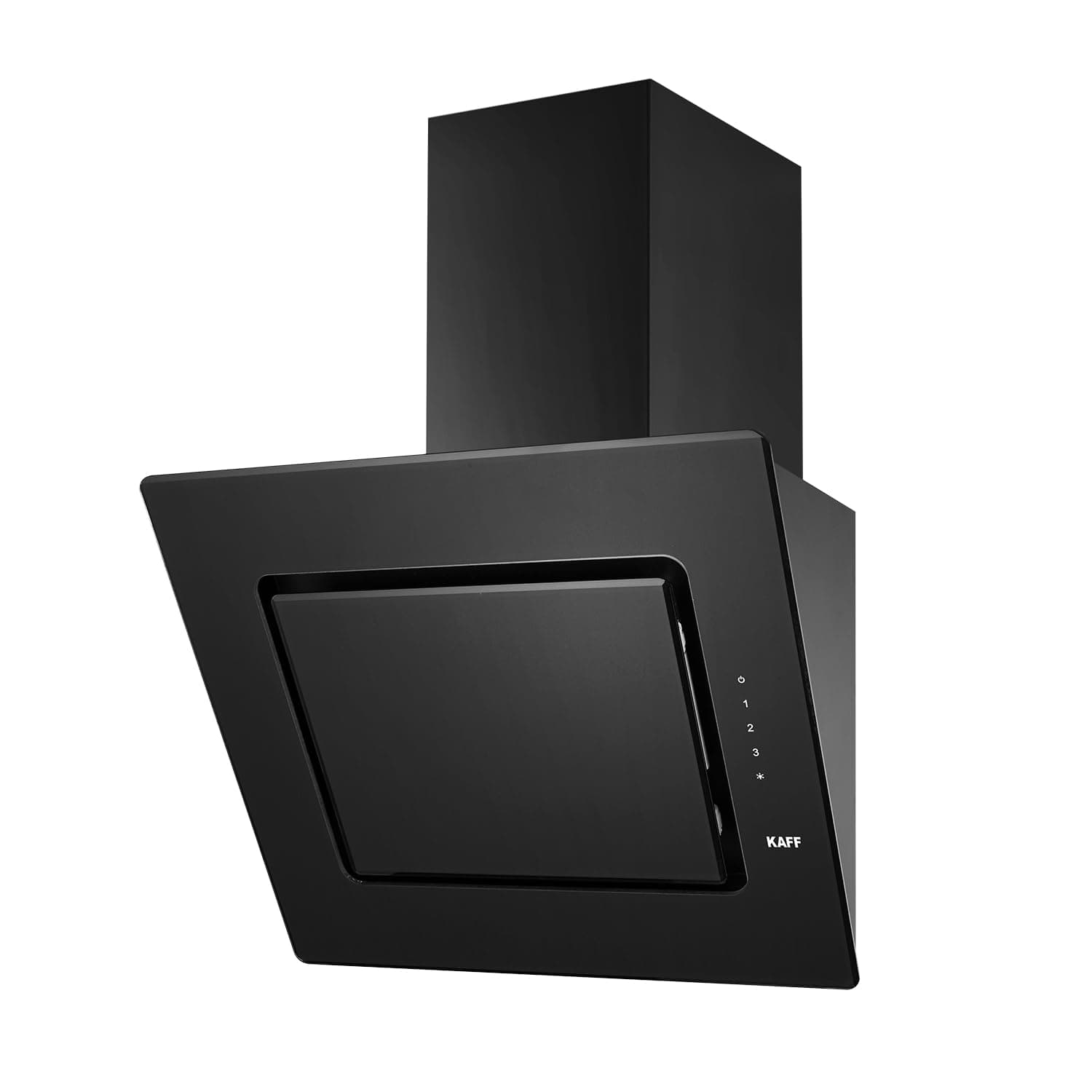 KAFF 60 CM Cassette Filter Auto Clean Slant Kitchen Chimney, 1180 m3/hr Suction Capacity with Touch Control (ZEPA GX DHC60, Black), Free 1 Year Extended warranty