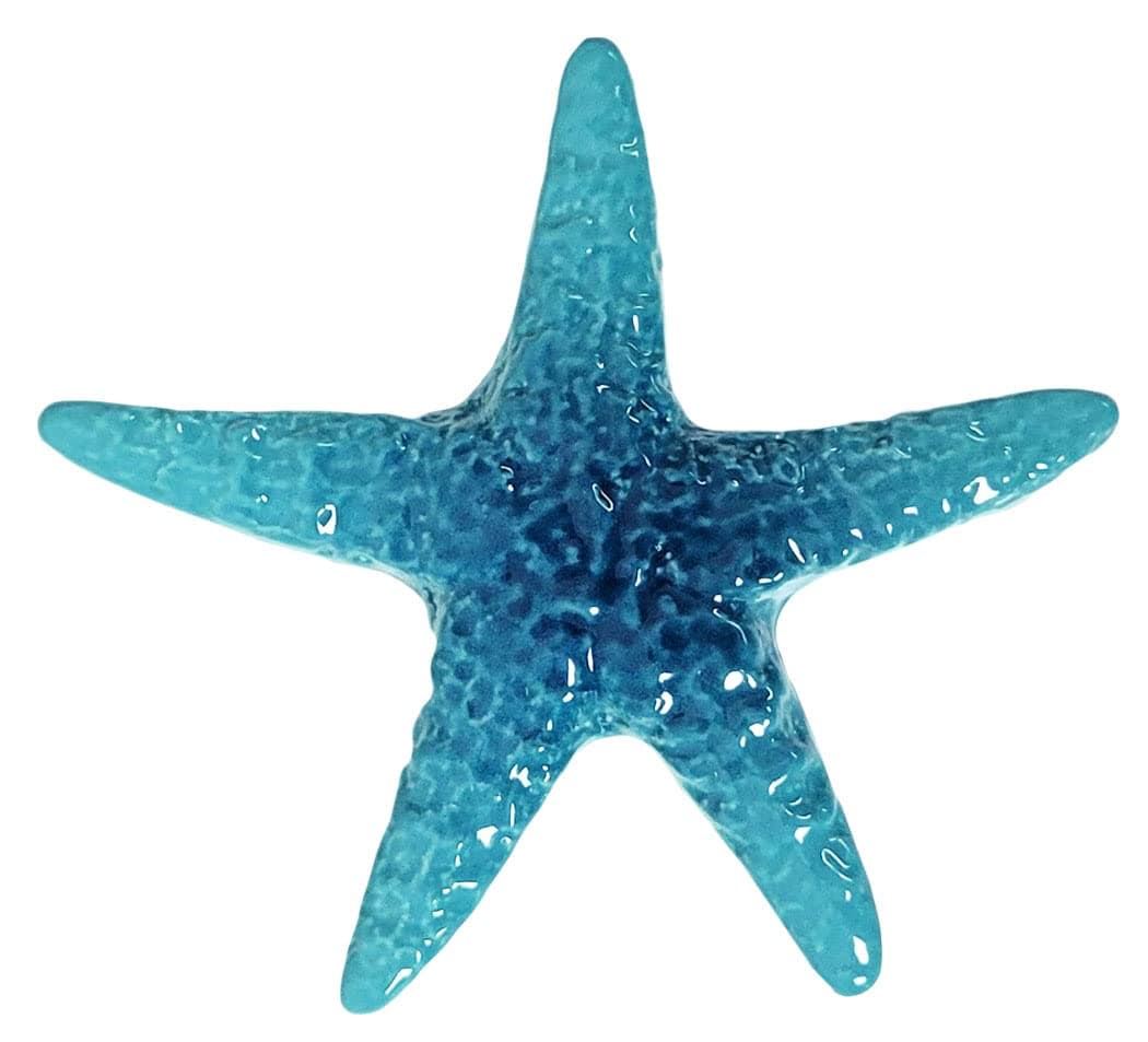 Mini Starfish Ceramic Swimming Pool Mosaic (5", Aqua)