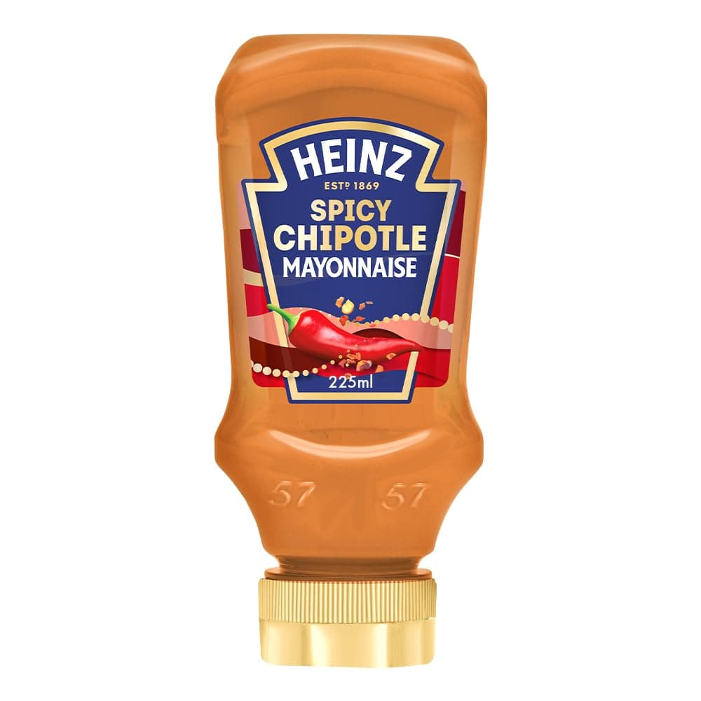 Spicy Chipotle Mayonnaise, 225ml, Top-Down Squeeze Bottle