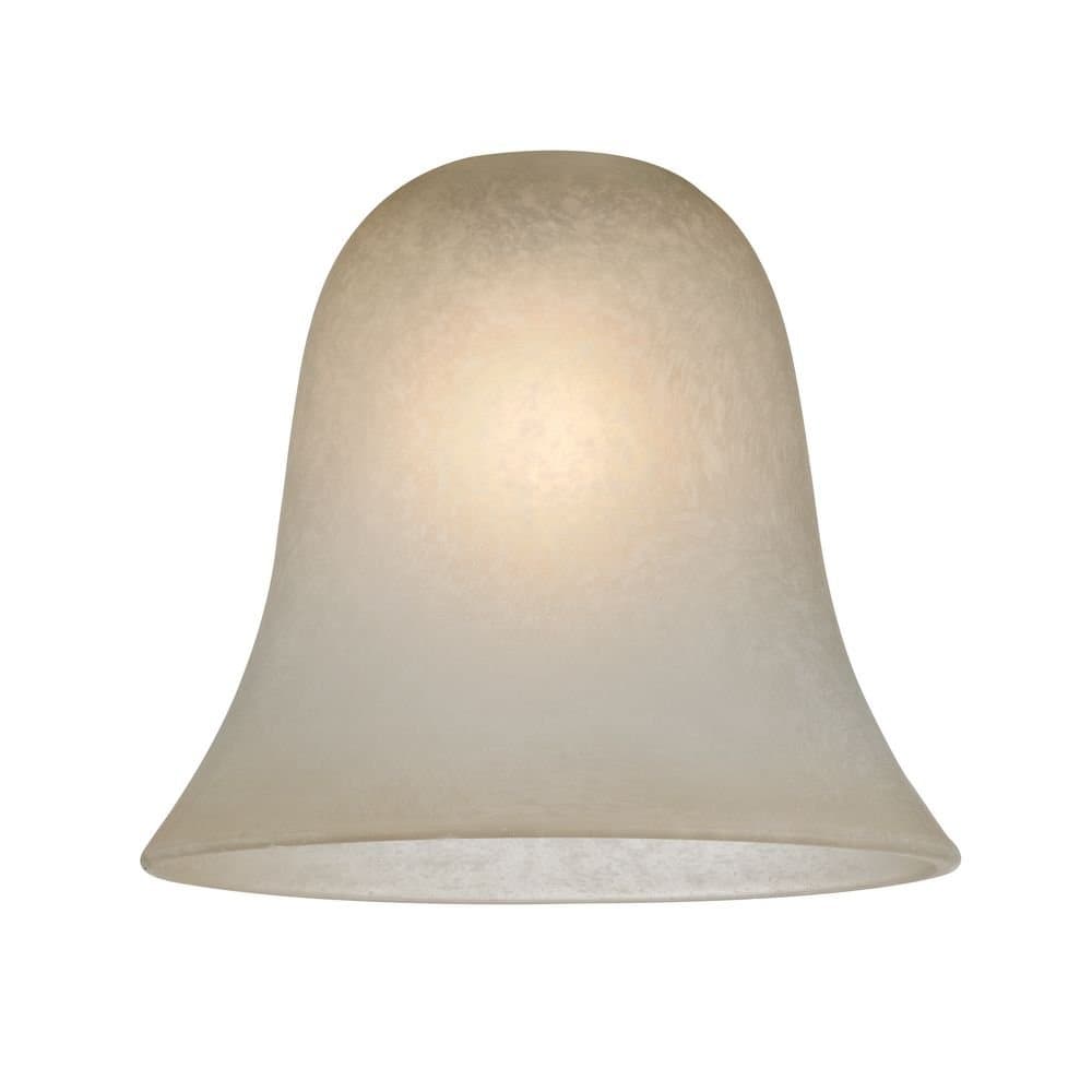 Lighting Bell Glass Light Shade - Lipless with 1-5/8-Inch Fitter Opening