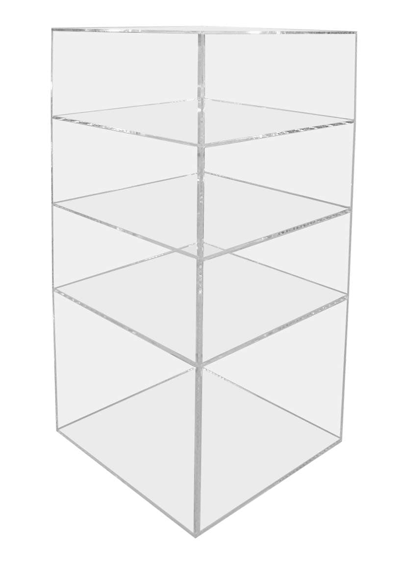 Marketing Holders Show Case Cabinet Pastry Bread Box Holder Model Cars Toys Collectible Trinkets 12"w x 7"d x 19"h