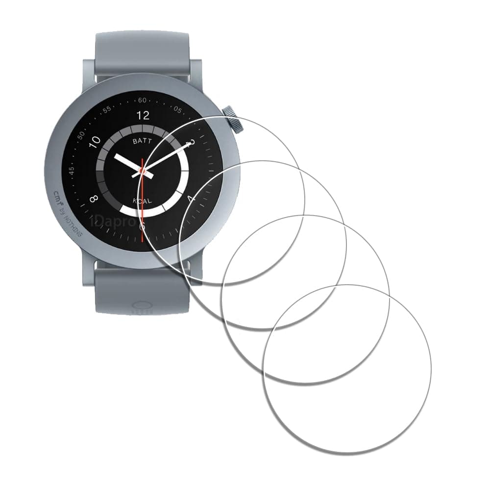 iDaPro [4Pcs Screen Protector for Nothing CMF Watch Pro 2,Tempered Glass,9H Hardness,Anti-Scratch,Anti-Bubble,Easy Installation