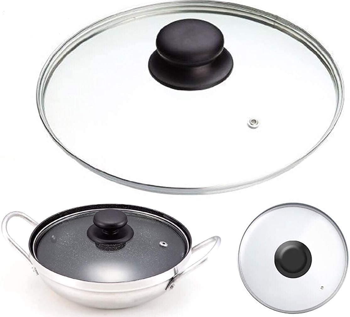 Tempered Glass Lid for Pot & Pans with Vent Hole, 26 cm