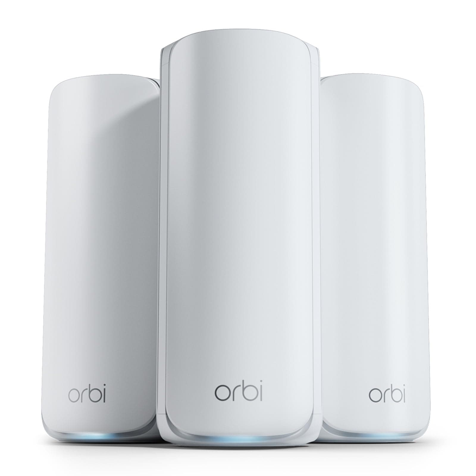 Orbi 7 Mesh Tri-Band WiFi System (RBE773) - Pack of 3 - Coverage of 750 m², 100 Devices - Internet Port 2.5 Gbps - BE11000 (11 Gbps) - Compatible with Thick Walls and All Boxes