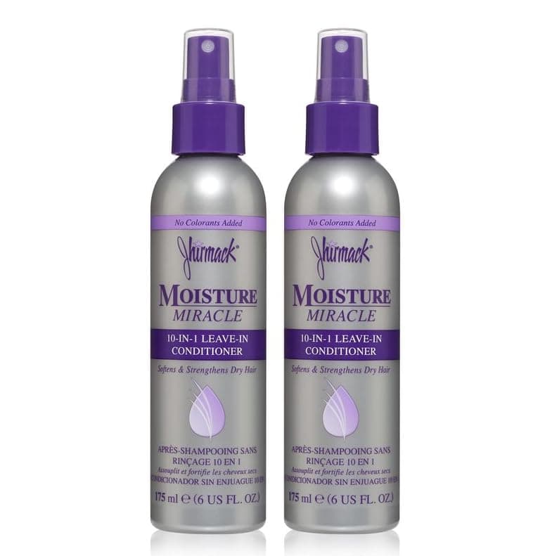 10-in-1 Leave-In Conditioner Spray | Heat Protectant | Detangles, Softens, Repairs & Adds Shine | Made with Vitamin E & B5 | Set of 2