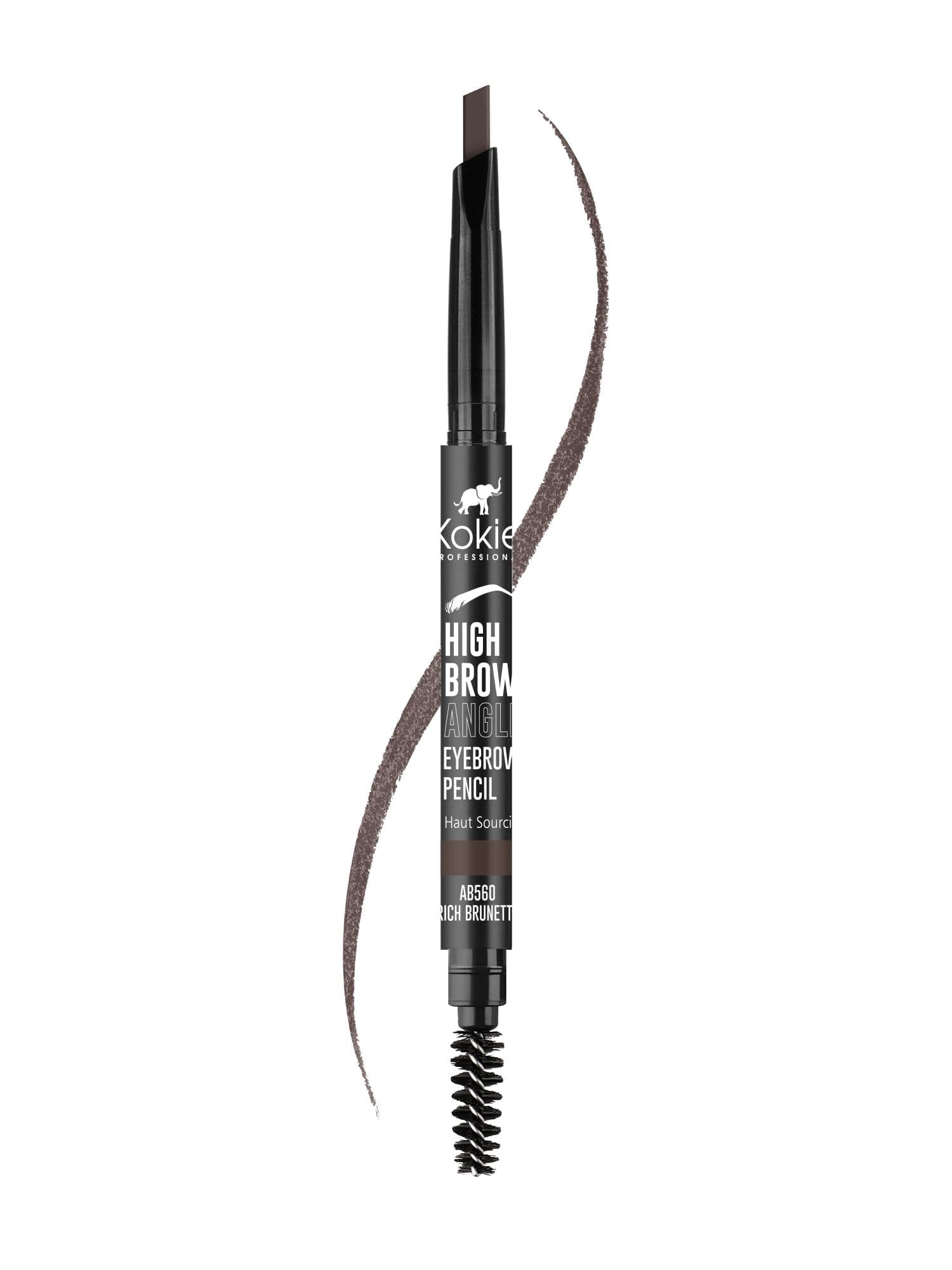 Cosmetics High Brow Angled Eyebrow Pencil, Rich Brunette, 0.012 Ounce