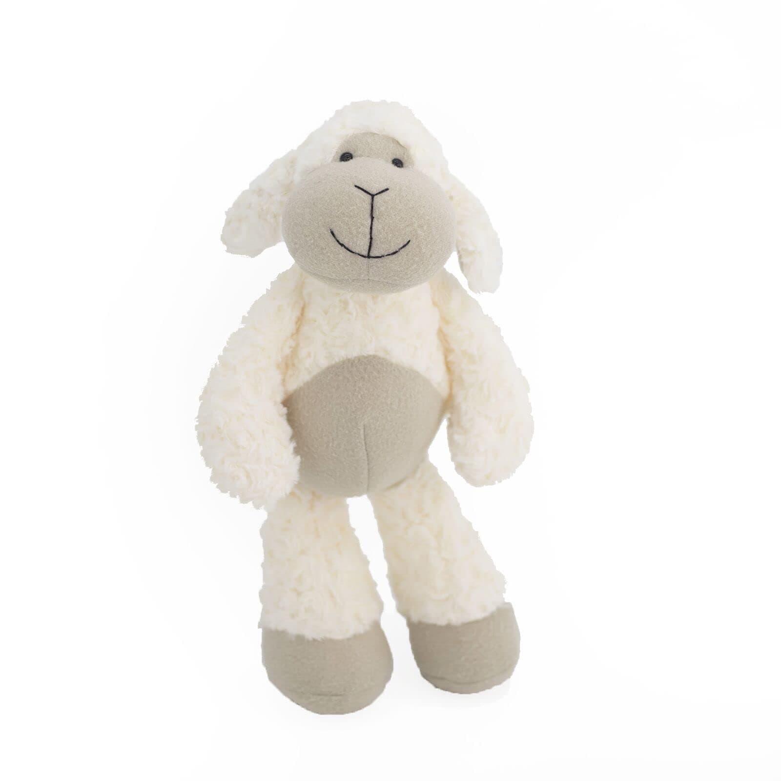 17" Cuddly White/Cream Huggable Sheep Stuffed Animals for Boys and Girls,Soft and Adorable Stuffed Lamb Plush Toys for Newborn Babies,Great Gifts on Birthday,Easter