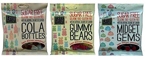 Free From Fellows Sweets Mixed Case 12 x 100g Bags | Vegan, Sugar Free, No Gluten