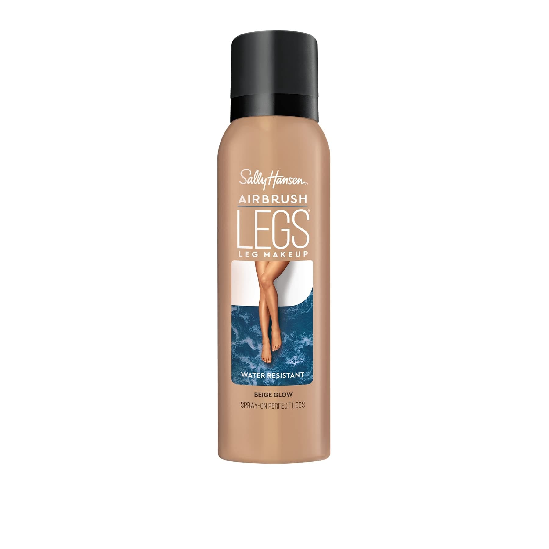 Airbrush Legs Leg Makeup Spray | Easy Application, Flawless-Looking Legs, Water-Resistant, Transfer-Proof | Beige | Light Natural Finish
