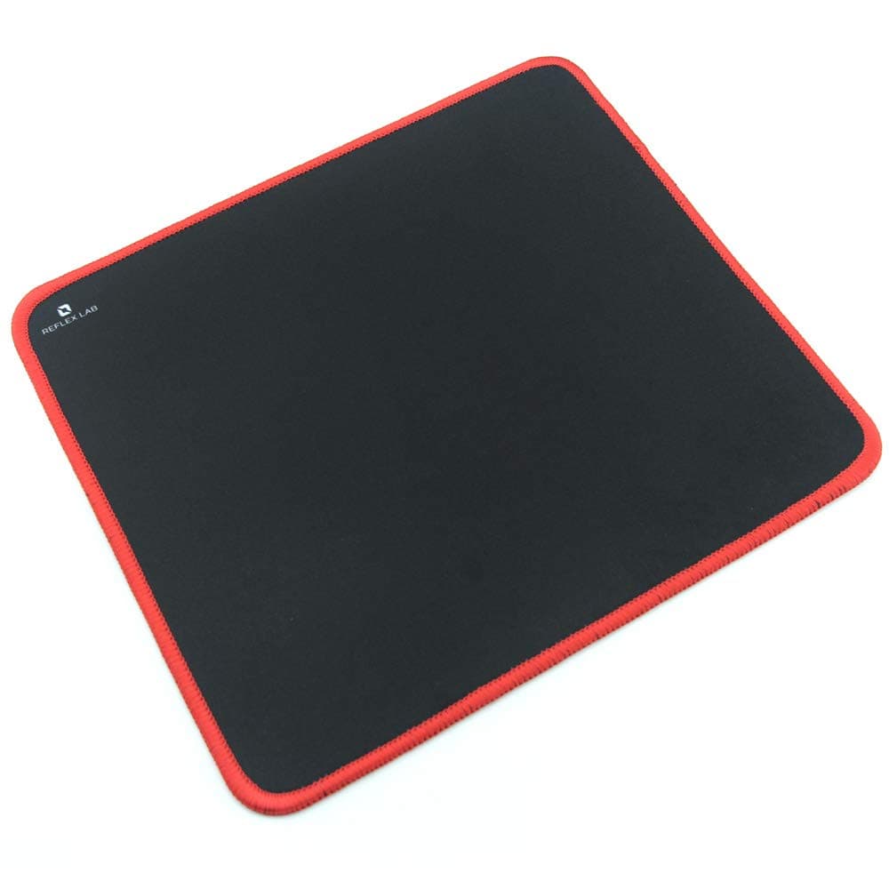 Mouse Pad/Mat, (Red) Stitched Edges, Waterproof, Ultra Thick 3mm, Silky Smooth - 9"x8" Mousepad