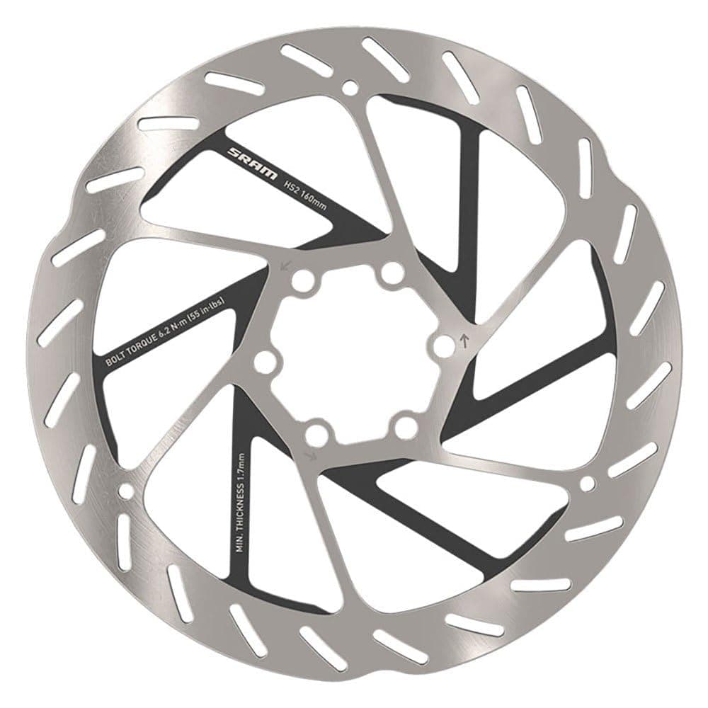 SRAM HS2 Disc Brake Rotor - 160mm, 6-Bolt, Rounded, Silver/Black