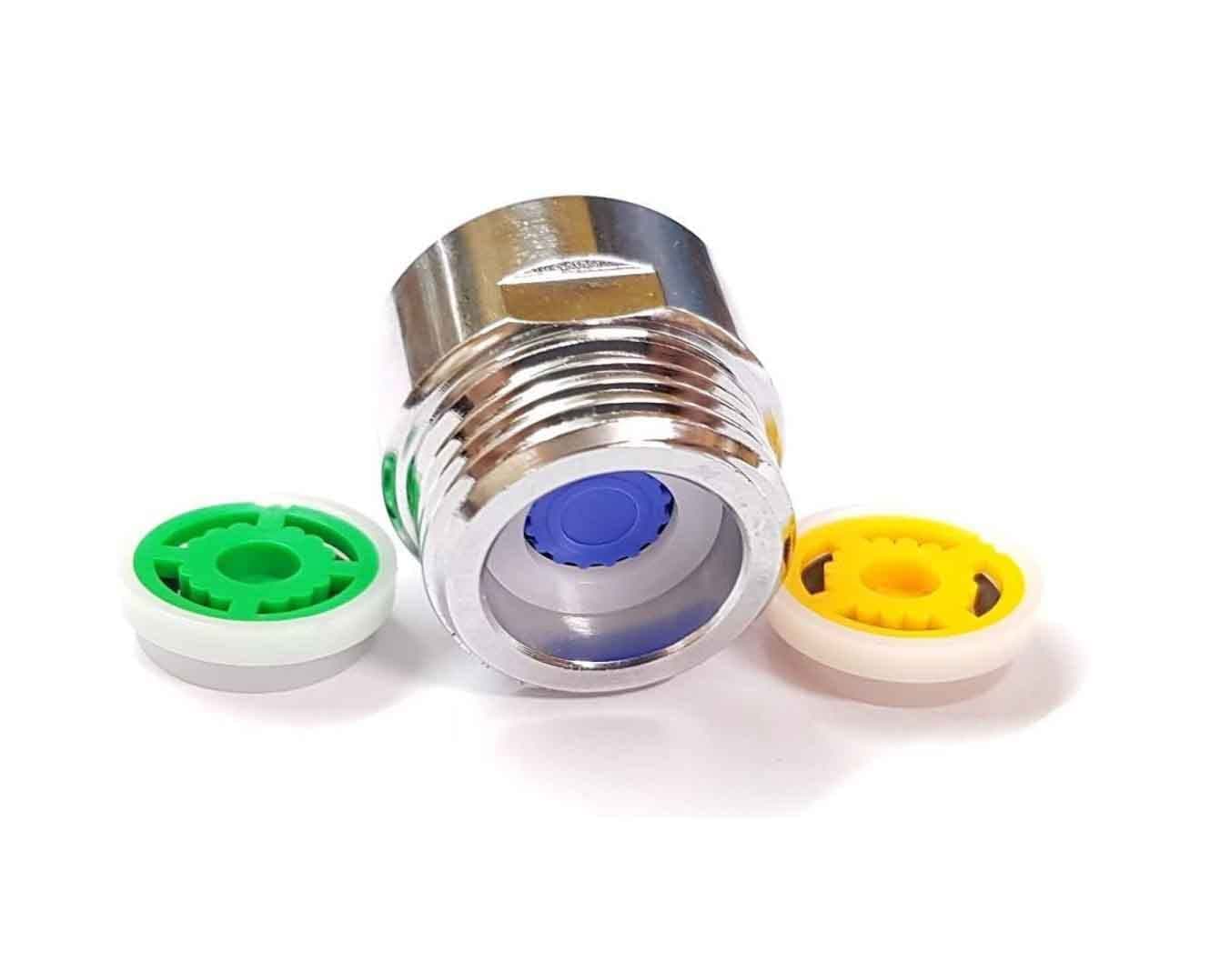 Pack of 2 Shower Hose Flow Regulator Restrictor Water & Energy Saving 4, 6 & 9 Litre per min