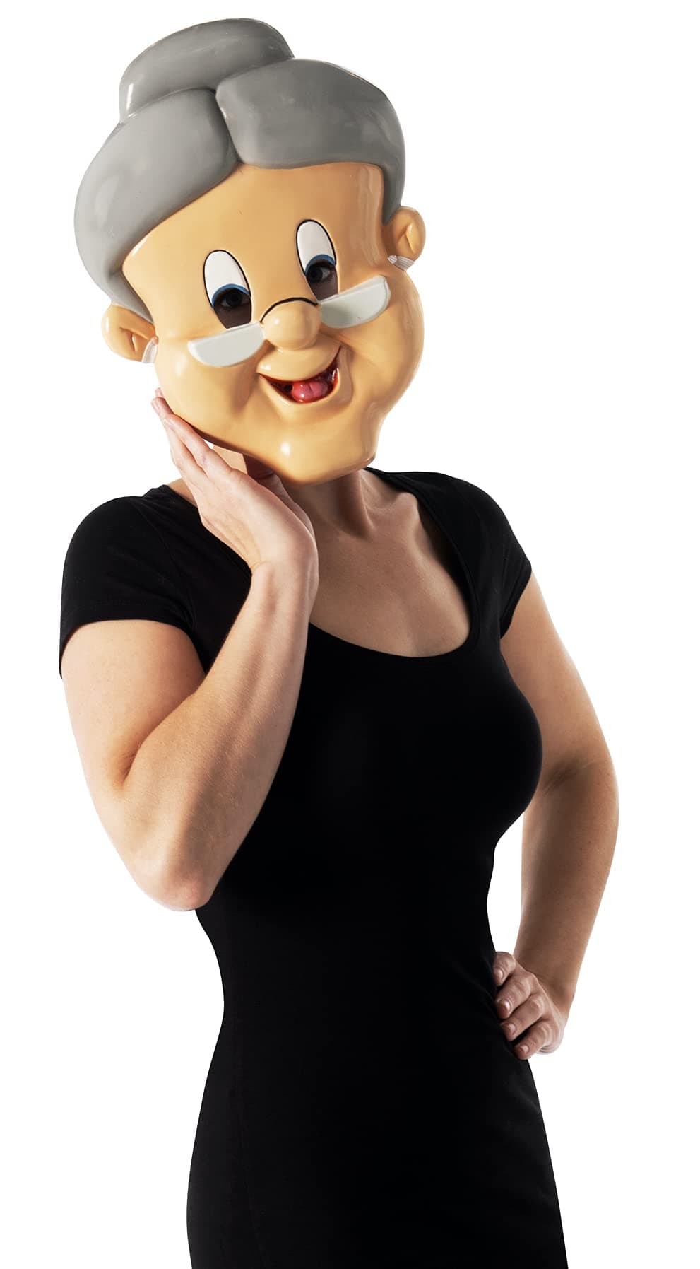 Rubie's Costume Warner Bros. Space Jam Granny Half-Mask, As Shown, One Size