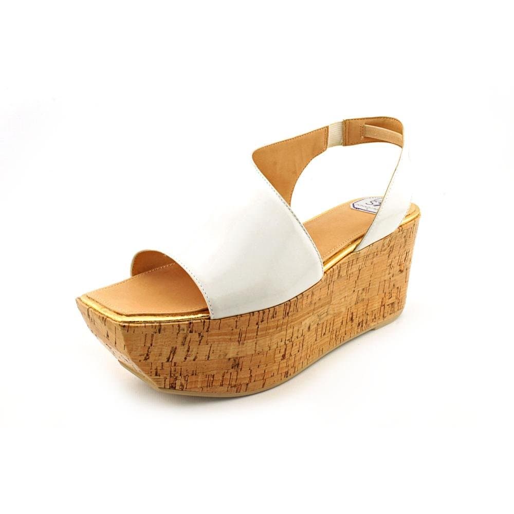 Donald J Pliner Women's Bridget Platform Sandals in White Size 8.5