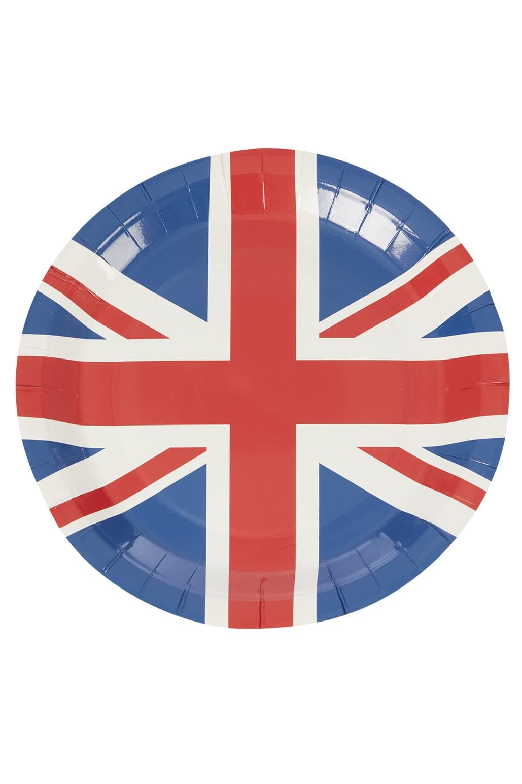 Union Jack Party Tableware 2023 King Charles Corontation Pack of 8 Round Paper Plates