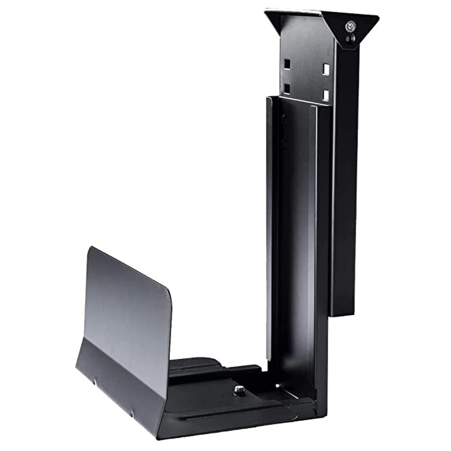 Under Desk PC Mount Computer Tower Stand PC Wall Mount Adjustable Height and Width Computer Holder Stand CPU Holder