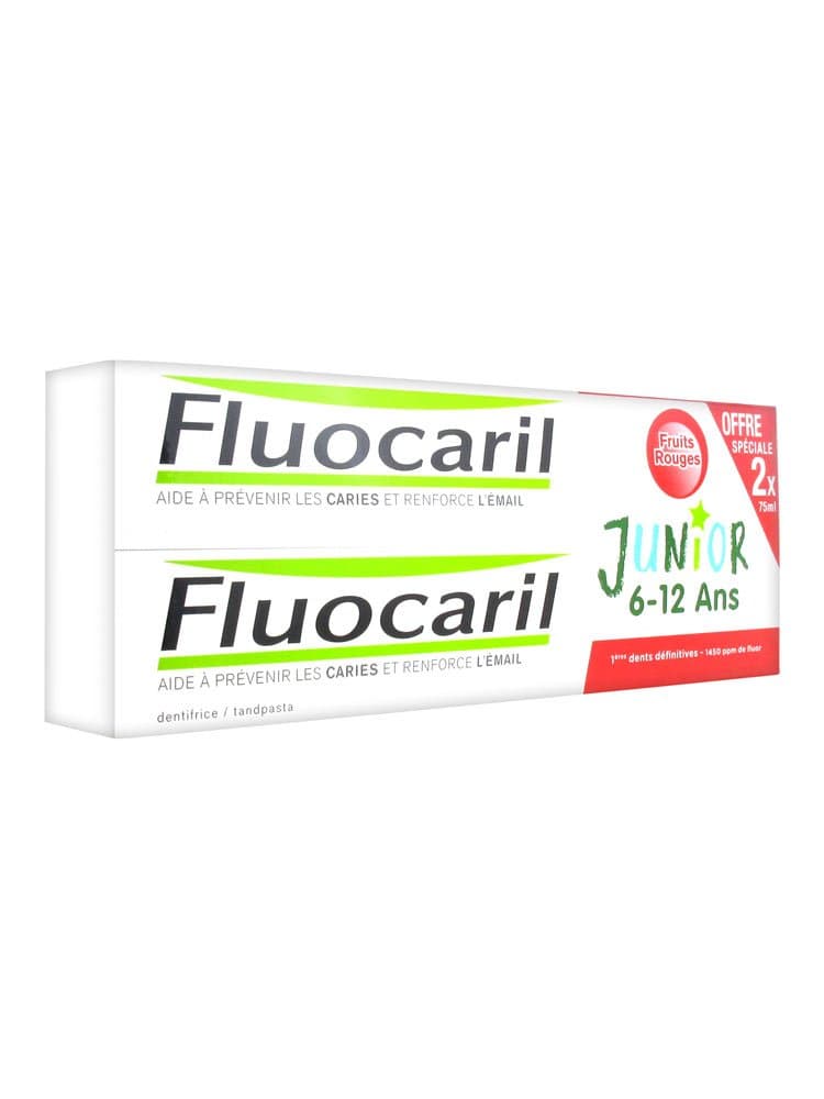 Junior 6 To 12 Toothpaste Red Fruits 2x50ml