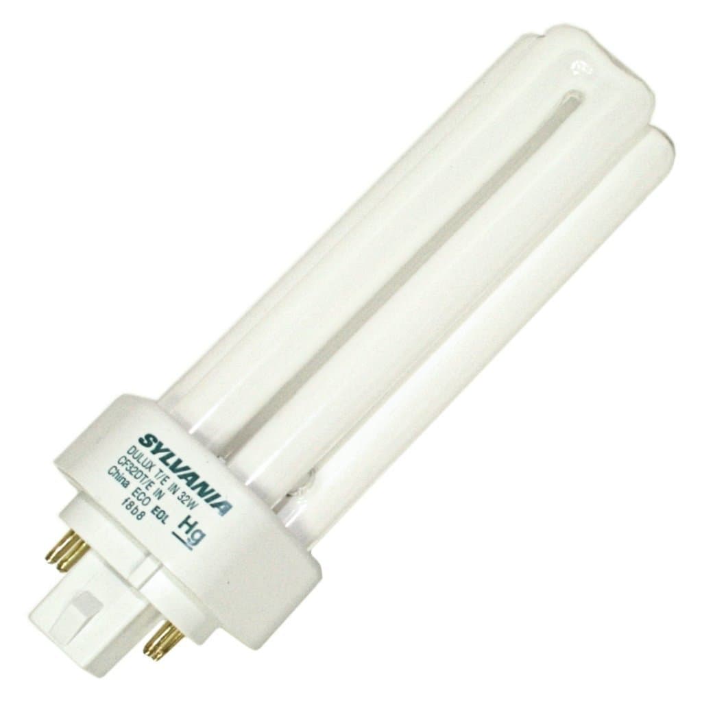 SYLVANIA (10 Pack) 20885 CF32DT/E/IN/835/ECO 32-Watt 3500K 4-Pin Triple Tube Compact Fluorescent Lamp, White