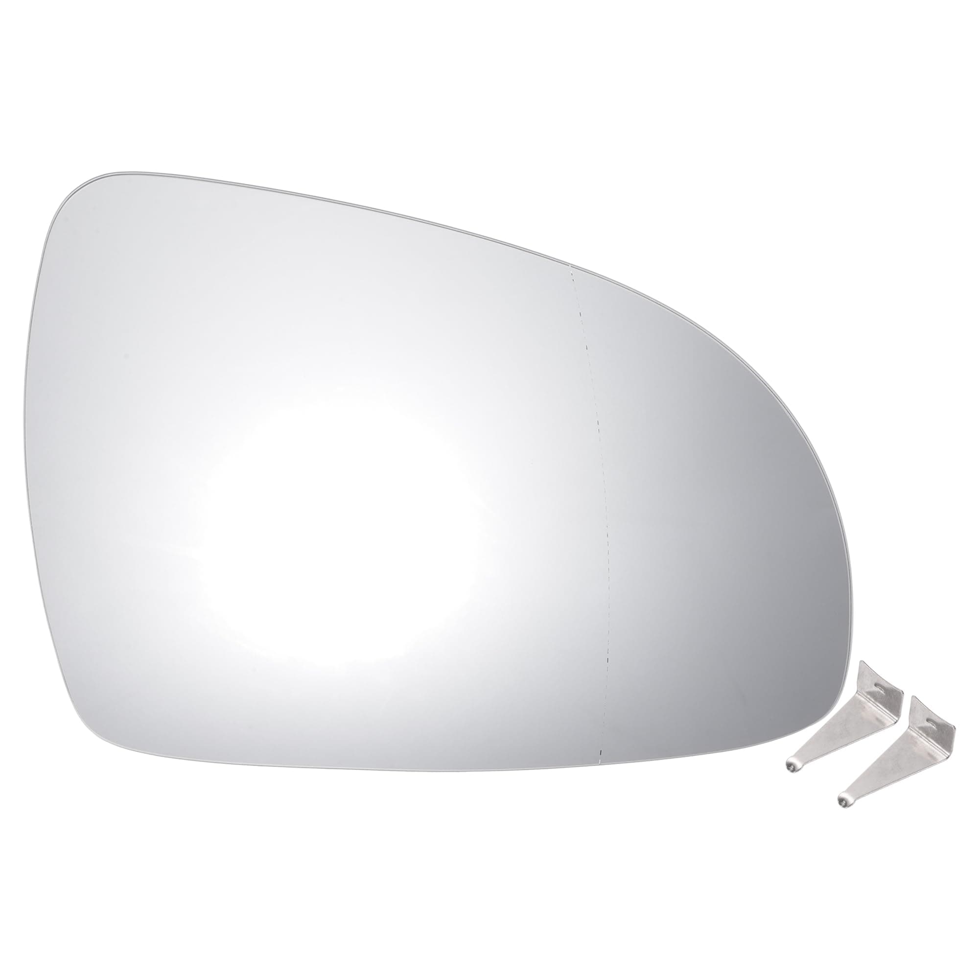 X AUTOHAUX Car Rearview Right Side Mirror Glass Replacement W/Backing Plate Heated White Glass for KIA Sportage 2016-2023
