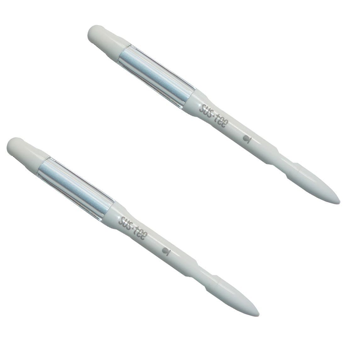 IPPINKA Sustee Aquameter Set of 2, Plant Moisture Sensor, (White, Small, Refillable)