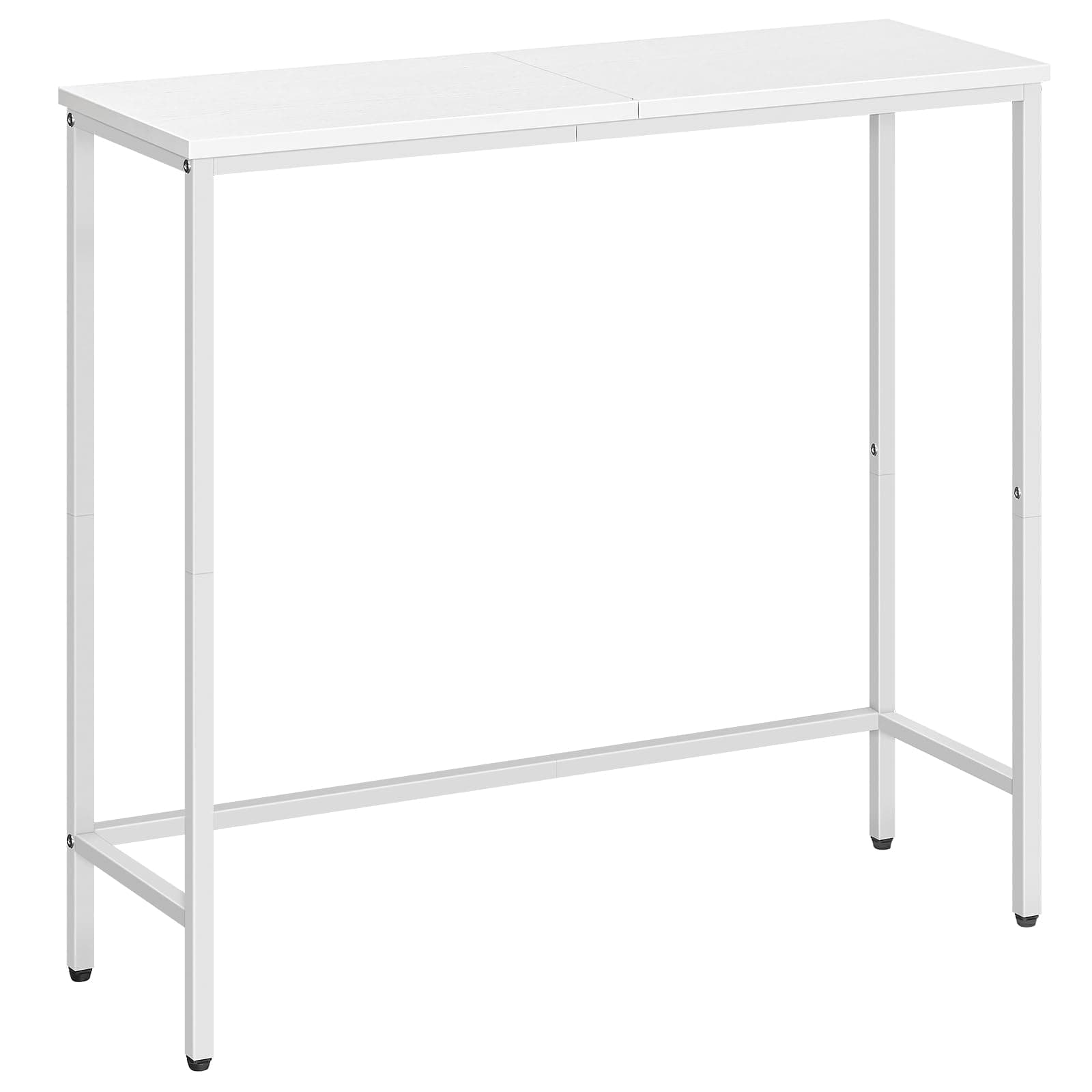 Narrow Console Table, 29.5" Small Entryway Table, Thin Sofa Table, Side Table, Display Table, for Hallway, Bedroom, Living Room, Foyer, White WW75XG01