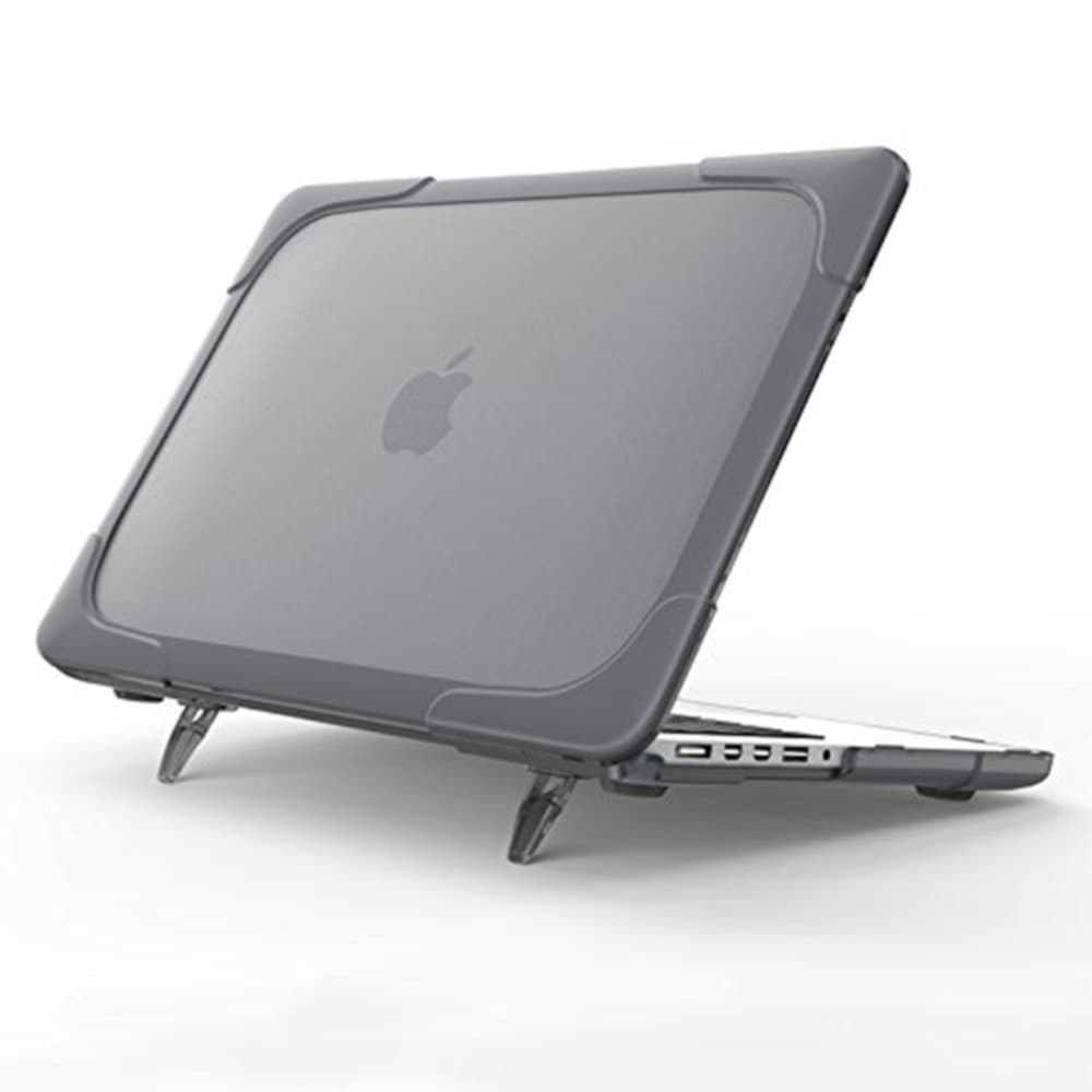 MacBook Pro 13 inch A1502 A1425 Hard Rubber Stand Dock with Shock Proof & Drop Proof Rubberized Shell for Apple MacBook Pro 13 inches Without Touch Bar (A1502/A1425)