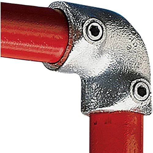 KEE KLAMP 90 Elbow Galvanized Iron Pipe Fittings- Fits 2" Schedule 40 Pipe