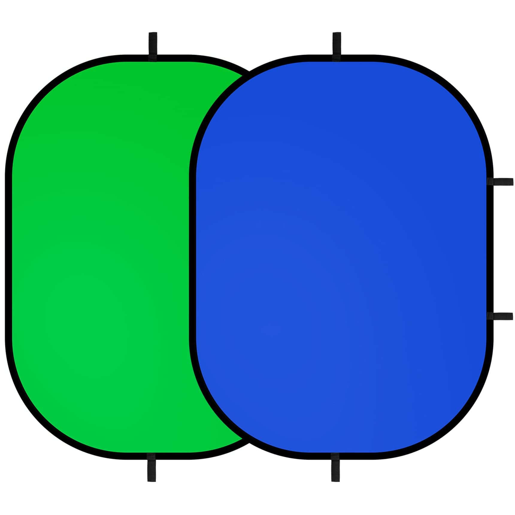 Green Screen Backdrop 59x39.3inches Pop Up Collapsible Blue Background with Carrying Bag for YouTube Streaming Photo Studio Product Photography