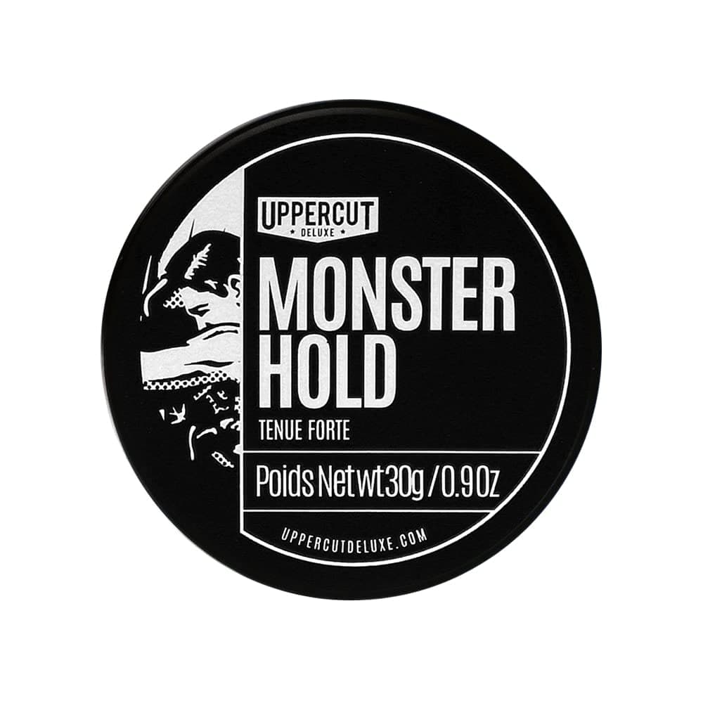Monster Hold Pomade Midi, Heavy and Strong Hold Wax Based Product, Long Lasting and Reworkable For Traditional or Bolder Styles 30g