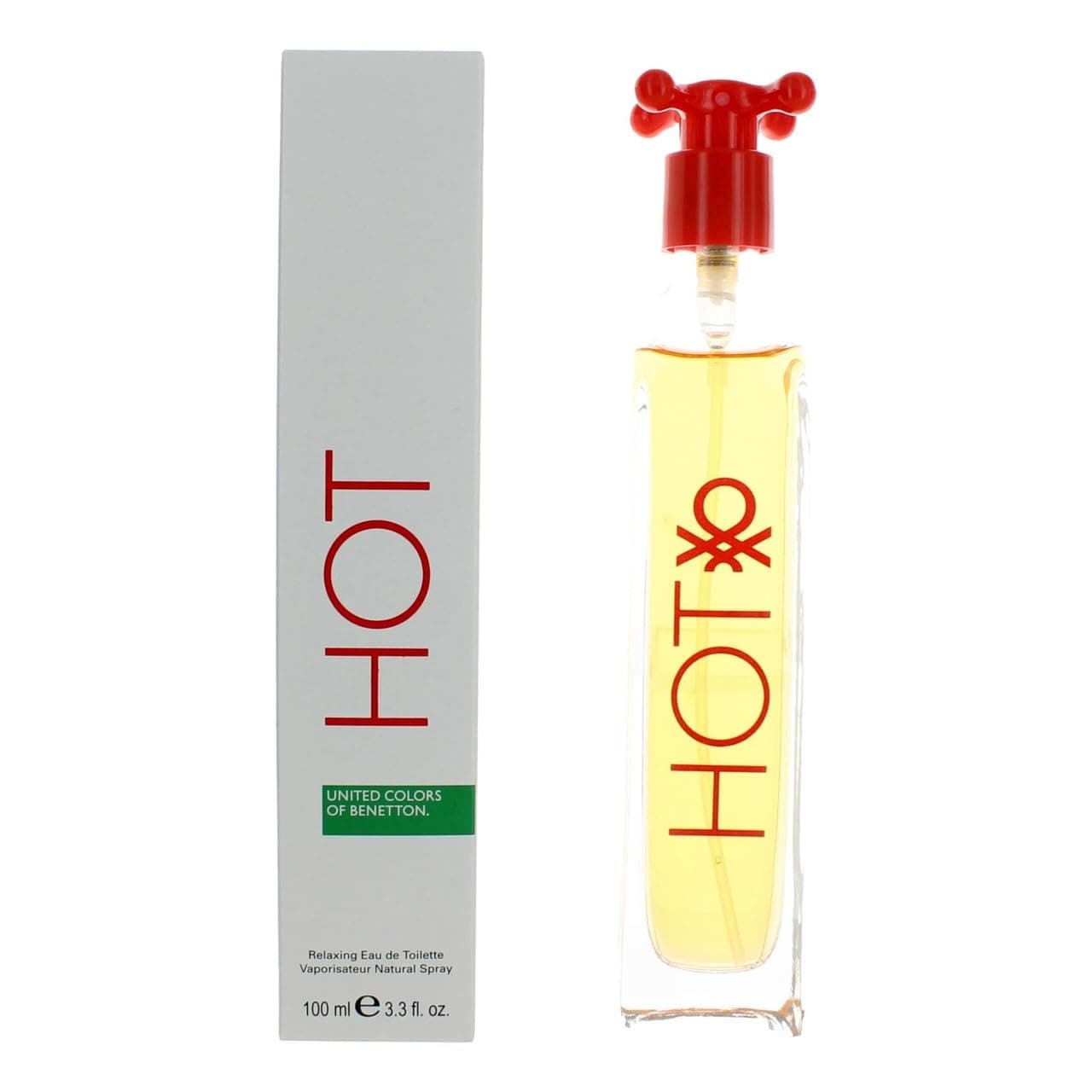 Beneton Hot Eau De Toilette Spray 100ml/3.3oz Parallel Import Goods