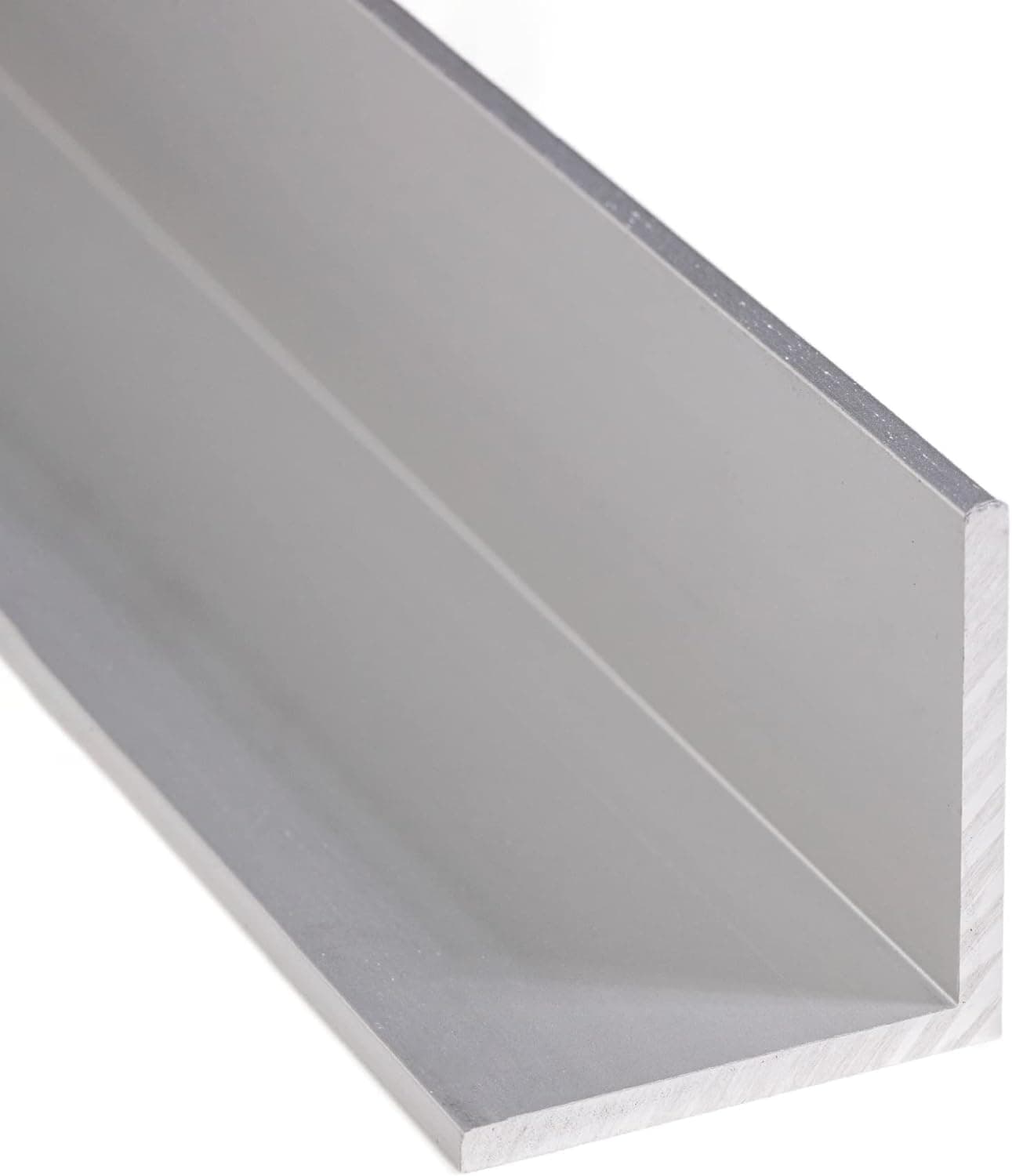 90-Degree Angled Aluminum Extrusion – T5-Temper Aluminum Angle for Construction & DIY Projects, Meets ASTM B221-14 – RoHS & Reach Compliant, 1-1/2" x 1-1/2" x 1/8", 72"