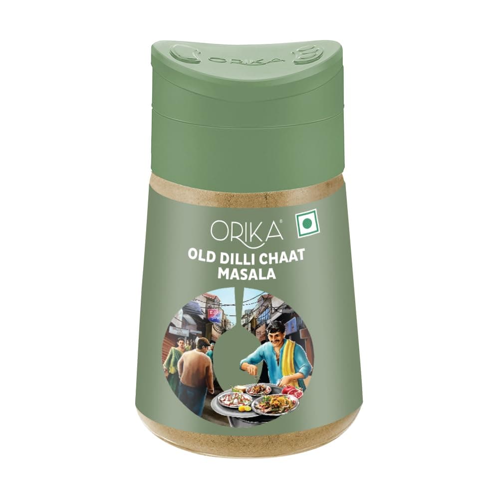 Orika Old Dilli Chat Masala - Premium Spice Blend, 100% Pure and Natural, Perfect for Flavoring Indian Snacks and Dishes, 80g