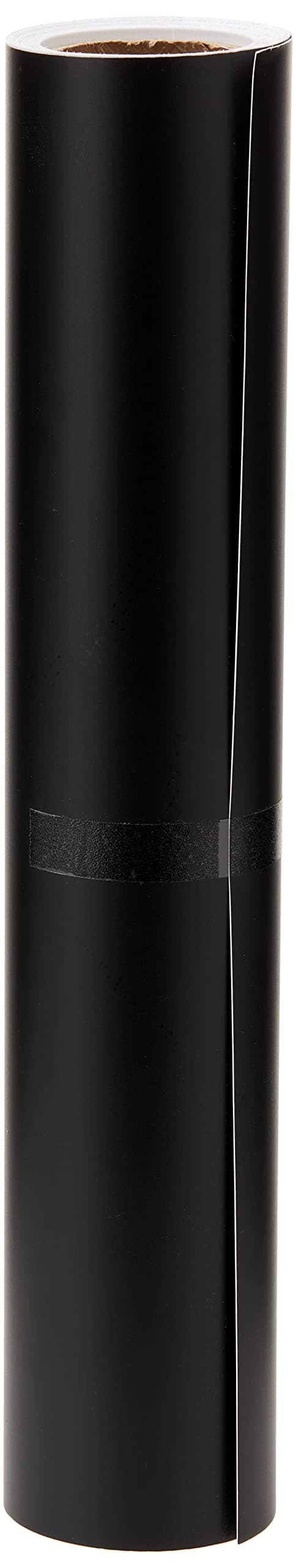 Matte Black Vinyl Adhesive Roll 12" x 15 FEET, Permanent Black Vinyl for Automotive, Signs, Scrapbooking, Cricut, Silhouette Cameo, Plotters and Die Cutters by Turner Moore Edition