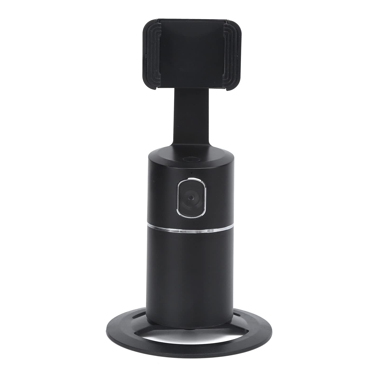 Jopwkuin Face Tracking Holder, C‑type Charging Interface Six To Eight Hours Face Tracking Tripod 360° Automatic for All Systems Of Smartphones