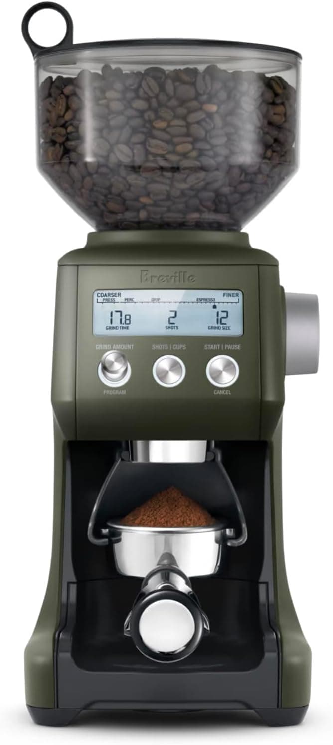 BCG820OLT Smart Grinder Pro for Coffee and Espresso, Olive Tapenade