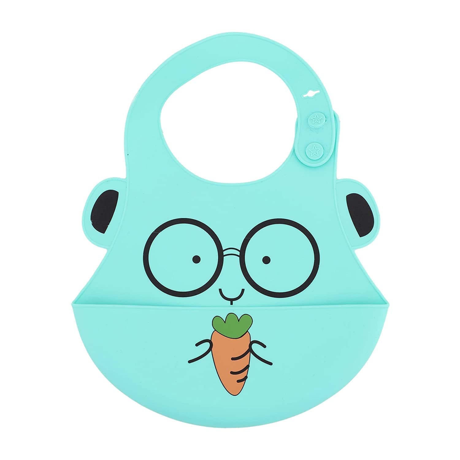 Dr Dad Super Thin Light Weight Unisex Silicone Baby Bibs – Waterproof and Easy to Clean