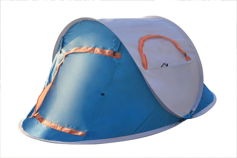 Large 1-4 Person Instant Automatic Pop Up Tents Waterproof for Shelter Outdoor Sports Camping Hiking Travel Beach with Zippered Door and Carrying Bag