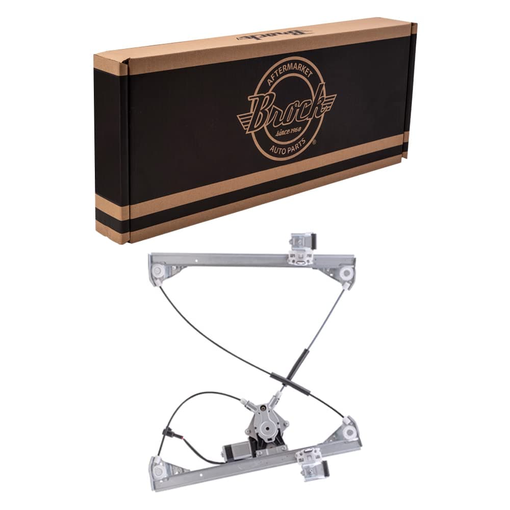 Brock Aftermarket Replacement Front Passenger Right Power Window Regulator with Motor Compatible with 2003-2009 Hummer H2