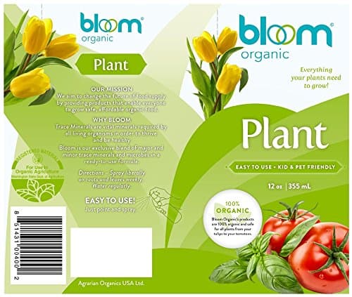 AO Organic Bloom Plant 355ml/12oz