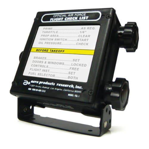 Flight Check List Holder 12 Volt