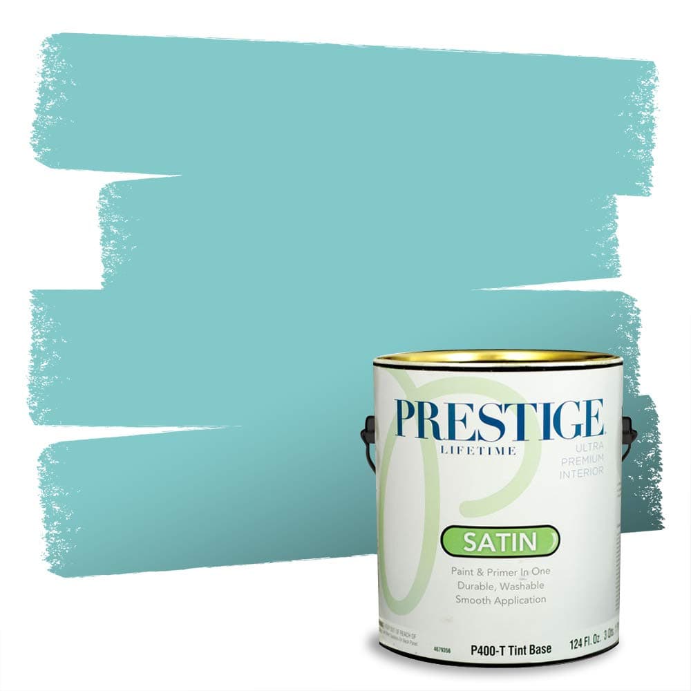 PRESTIGE Interior Paint and Primer in One, Skydive, Satin, 1 Gallon