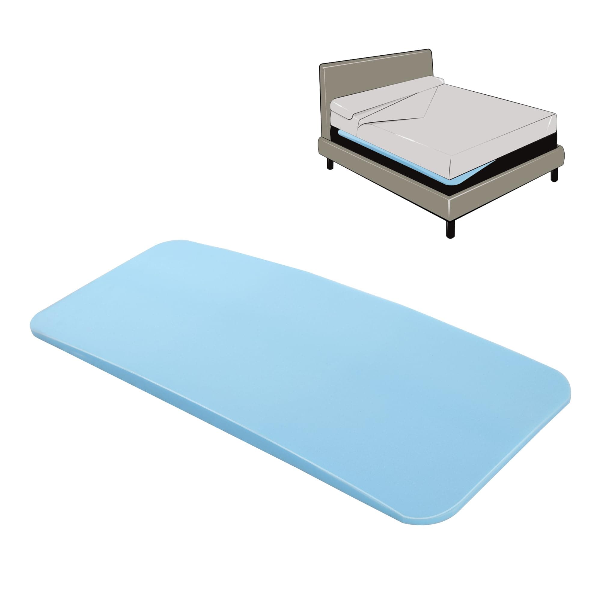 High Density Sagging Mattress Support,2" Thick Under Mattress Support Board to Fix Saggy Beds, Foam Mattress Sag Support Pad for Sags Deeper 1"-2" and Extends Mattress Life(60 * 24 * 2 in)