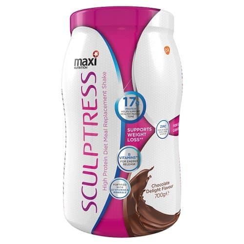 MaxiNutrition Sculptress High Protein Diet Meal Replacement Shake, Chocolate, 700 g