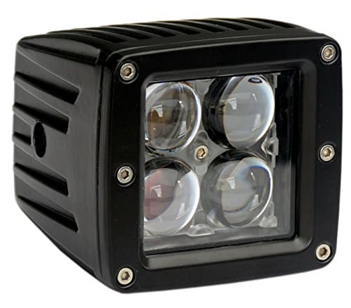 CrawlBright 3" Light Pod Pair For Jeeps - Great Brightness: 20 Watts, 4 High Intensity Osram LEDs - Hassle Free Installation - 100% Waterproof