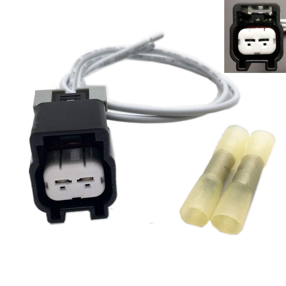 Engine Cooling Fan Motor Connector Compatible with Equinox Buick PT2188 GM 88988506 Pigtail Plug