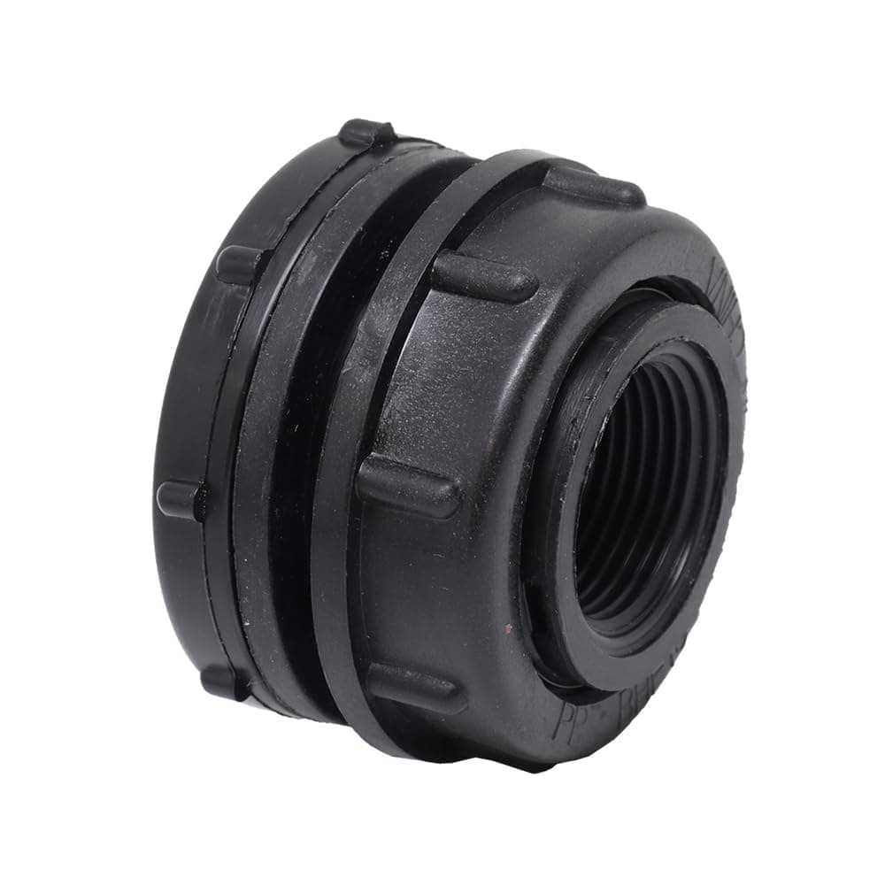 Valley Industries Polypropylene Bulkhead Fitting – 1-1/2” FNPT x 1-1/2” FNPT