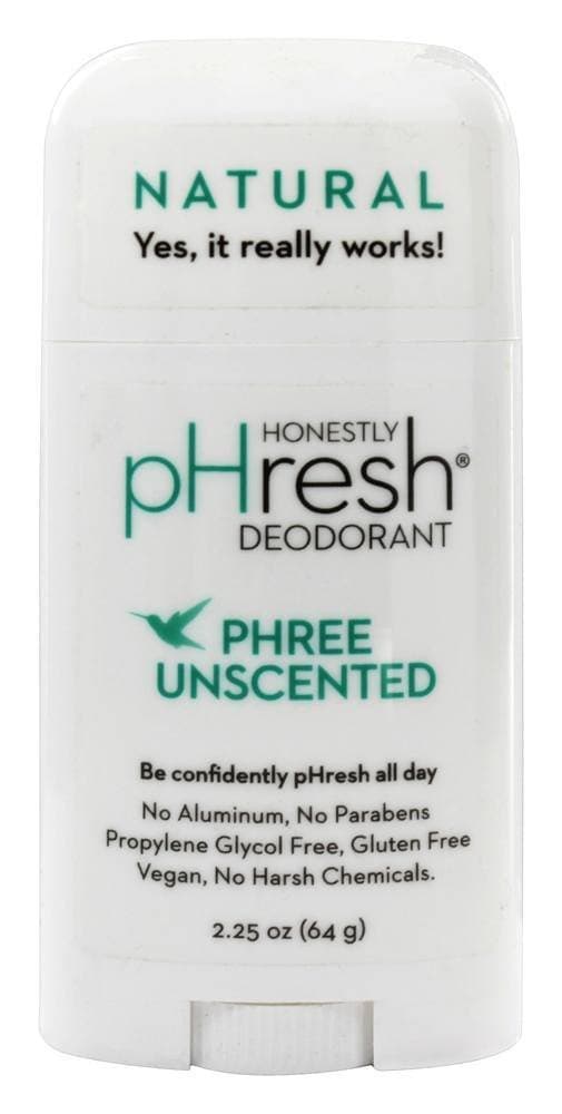 HONESTLY PHRESH Phree Unscented Stick Deodorant, 0.02 Pound