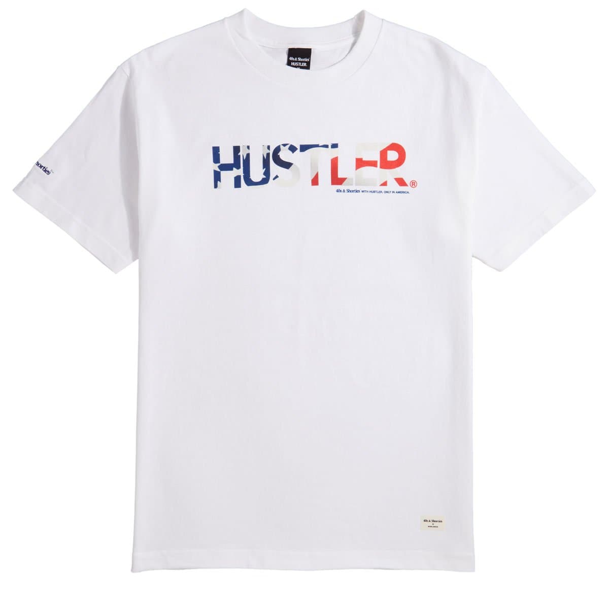 X Hustler Logo T-Shirt - White