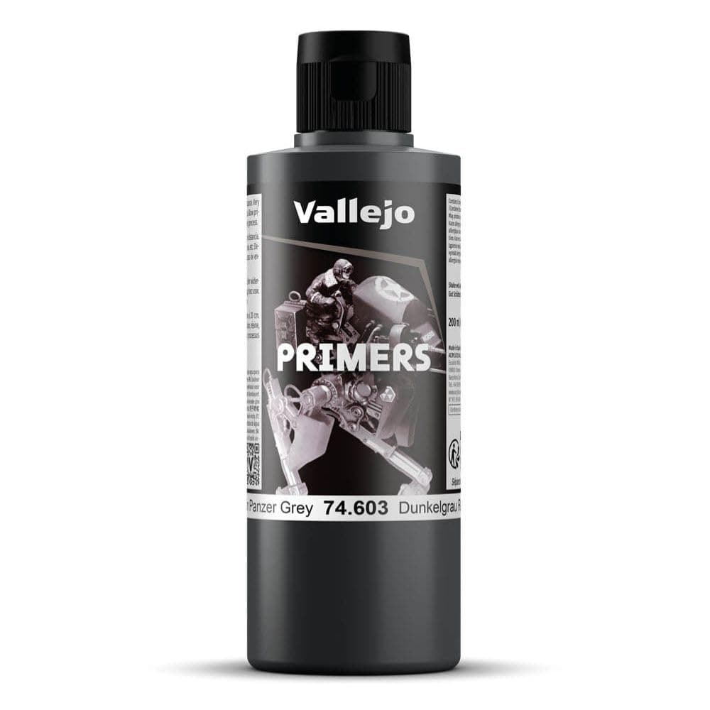 Surface Primer Color | German Panzer Grey 200 ml. (6.76 fl.oz.) | Matte Finish and Fast Drying | Perfect for Airbrushing and Great Adhesion to Figurines and Scale Models